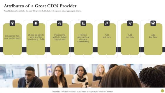 Content Delivery Network Edge Server Attributes Of A Great CDN Provider Background PDF