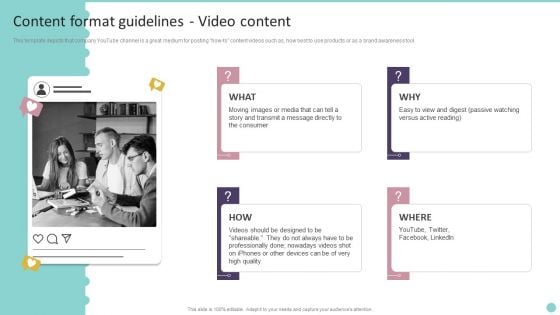 Content Format Guidelines Video Content Playbook For Promoting Social Media Brands Microsoft PDF