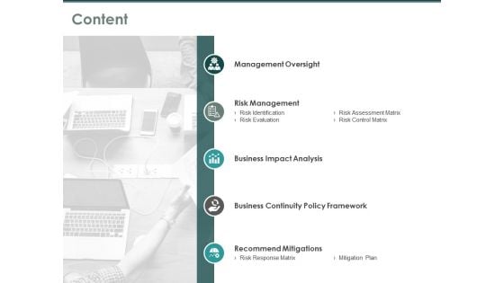 Content Management Oversight Ppt PowerPoint Presentation Ideas Smartart