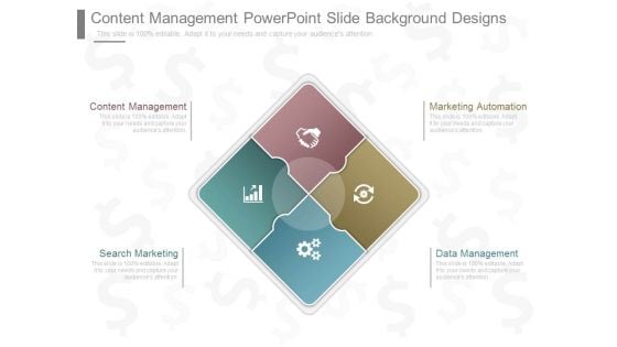 Content Management Powerpoint Slide Background Designs