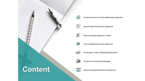 Content Marketing Alignment Ppt PowerPoint Presentation Infographic Template Grid