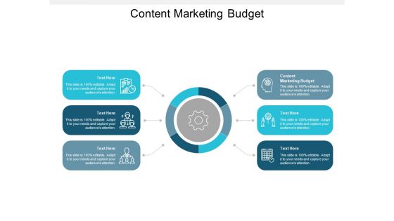 Content Marketing Budget Ppt PowerPoint Presentation Slides Introduction Cpb