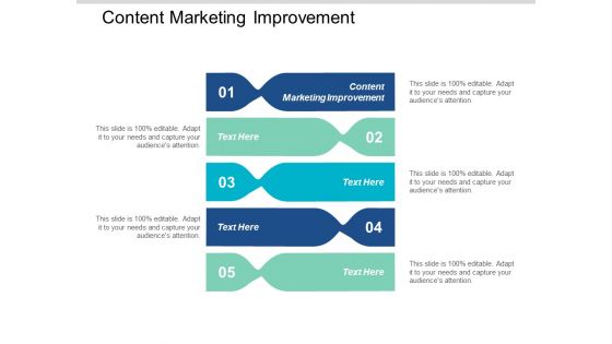 Content Marketing Improvement Ppt PowerPoint Presentation Show Good Cpb