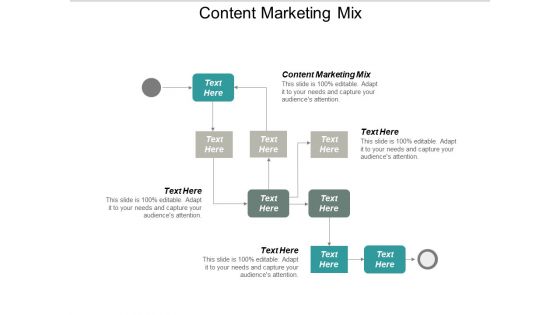 Content Marketing Mix Ppt PowerPoint Presentation Outline Infographic Template Cpb