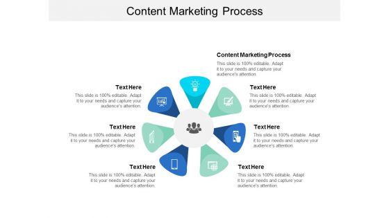 Content Marketing Process Ppt PowerPoint Presentation Professional Smartart Cpb