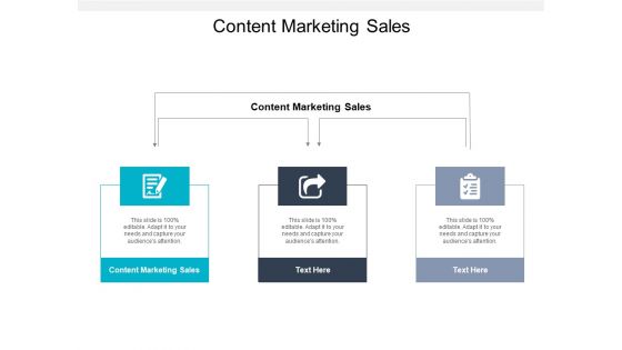 Content Marketing Sales Ppt PowerPoint Presentation Gallery Pictures Cpb