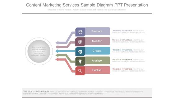 Content Marketing Services Sample Diagram Ppt Presentation