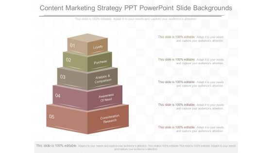 Content Marketing Strategy Ppt Powerpoint Slide Backgrounds