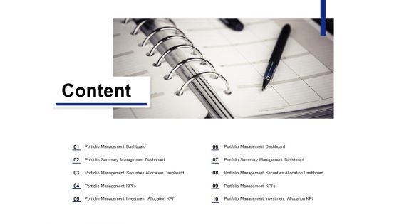 Content Portfolio Management Ppt PowerPoint Presentation Infographic Template Display