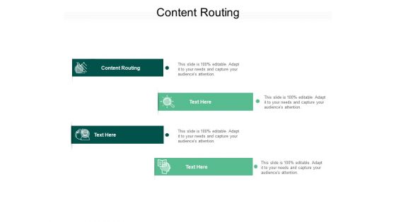 Content Routing Ppt PowerPoint Presentation Styles Shapes Cpb Pdf