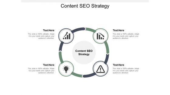 Content SEO Strategy Ppt PowerPoint Presentation Slides Guidelines Cpb