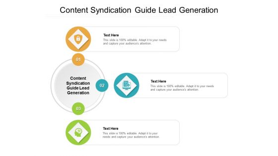 Content Syndication Guide Lead Generation Ppt PowerPoint Presentation Styles Show Cpb Pdf