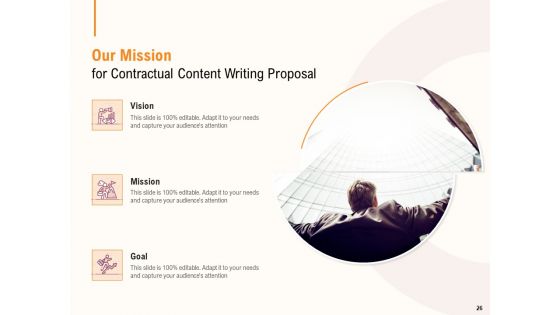 Content Writer Proposal Template Ppt PowerPoint Presentation Complete Deck With Slides