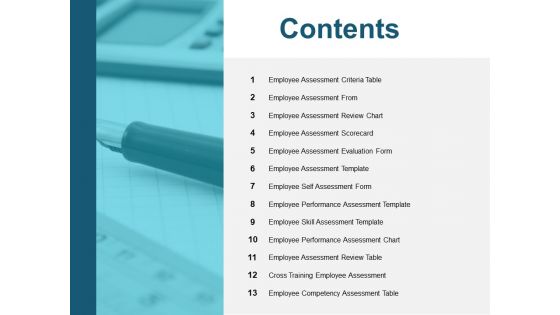 Contents Agenda Ppt PowerPoint Presentation Show Portrait