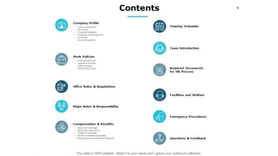 Contents Facilities And Welfare Ppt PowerPoint Presentation Summary Sample Contents Facilities And Welfare Ppt PowerPoint Presentation Summary Sample