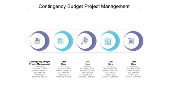 Contingency Budget Project Management Ppt PowerPoint Presentation Pictures Sample Cpb