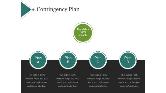 Contingency Plan Template 1 Ppt PowerPoint Presentation Design Ideas