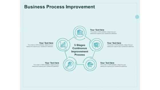 Continual Improvement Model Business Process Improvement Ppt Infographics Infographic Template PDF