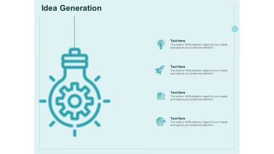 Continual Improvement Model Idea Generation Ppt Inspiration Vector PDF