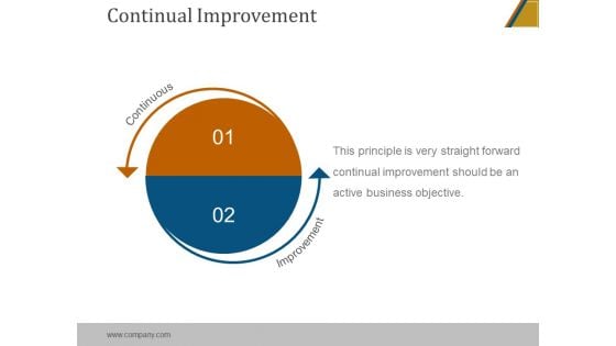 Continual Improvement Ppt PowerPoint Presentation Graphics