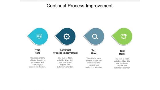 Continual Process Improvement Ppt PowerPoint Presentation Outline Professional Cpb