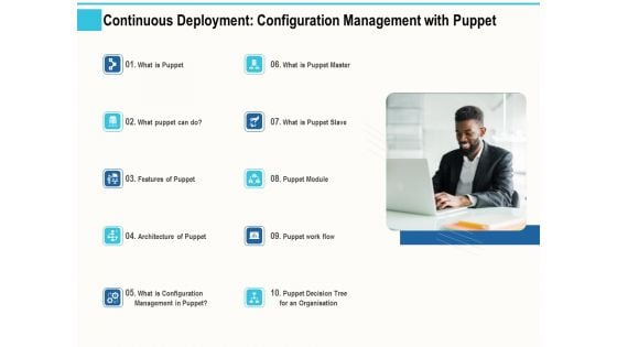 Continuous Deployment Configuration Management With Puppet Ppt Pictures Graphics Template PDF