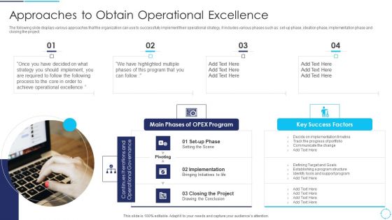 Continuous Enhancement Strategy Approaches To Obtain Operational Excellence Microsoft PDF