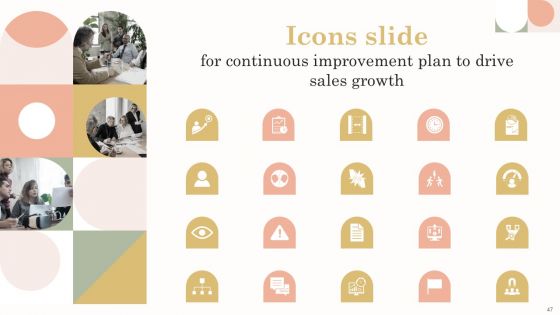 Continuous Improvement Plan To Drive Sales Growth Ppt PowerPoint Presentation Complete Deck With Slides