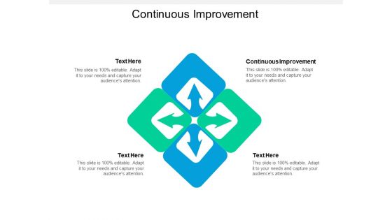 Continuous Improvement Ppt PowerPoint Presentation Gallery Background Cpb