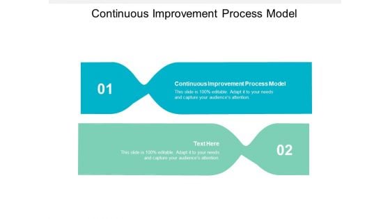 Continuous Improvement Process Model Ppt PowerPoint Presentation Gallery Display Cpb