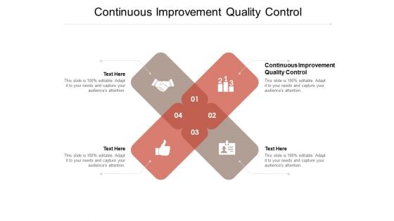 Continuous Improvement Quality Control Ppt PowerPoint Presentation Outline Format Cpb Pdf