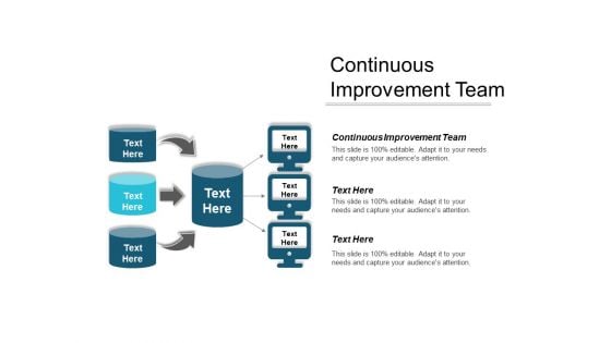 Continuous Improvement Team Ppt PowerPoint Presentation Slides Graphics Design Cpb