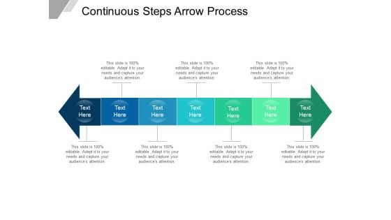 Continuous Steps Arrow Process Ppt PowerPoint Presentation Pictures Outline