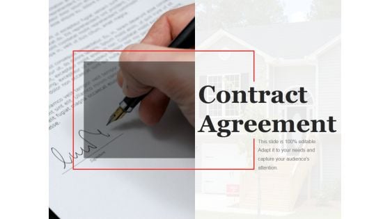 Contract Agreement Template 2 Ppt PowerPoint Presentation Ideas Deck