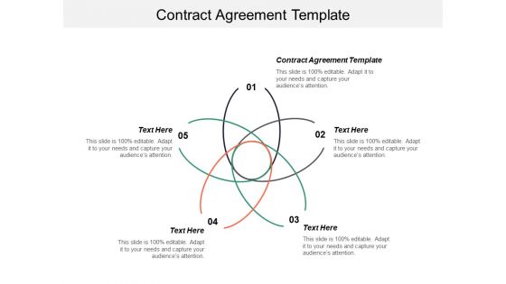Contract Agreement Template Ppt PowerPoint Presentation Visual Aids Summary Cpb