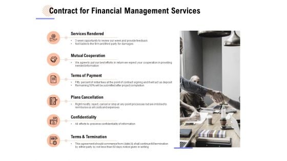 Contract For Financial Management Services Ppt PowerPoint Presentation Example 2015