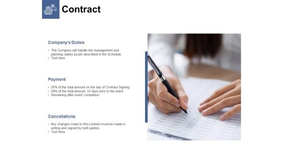 Contract Planning Ppt PowerPoint Presentation Styles Objects