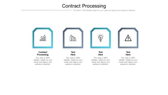 Contract Processing Ppt PowerPoint Presentation Pictures Designs Download Cpb Pdf