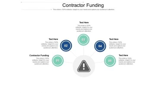 Contractor Funding Ppt PowerPoint Presentation Icon Ideas Cpb Pdf