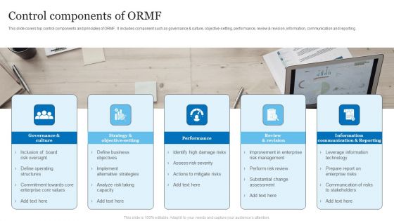 Control Components Of ORMF Ppt PowerPoint Presentation Gallery Slides PDF