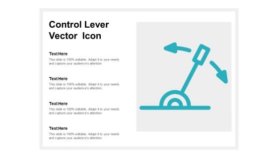 Control Lever Vector Icon Ppt PowerPoint Presentation Icon Slides