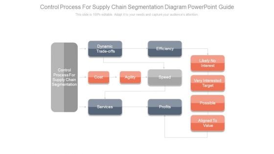 Control Process For Supply Chain Segmentation Diagram Powerpoint Guide