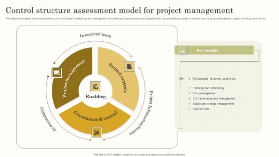 Control Structure Assessment Model For Project Management Microsoft PDF