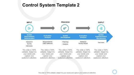 Control System Output Ppt PowerPoint Presentation Professional Show