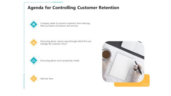 Controlling Customer Retention Agenda For Controlling Customer Retention Ppt Outline Show PDF