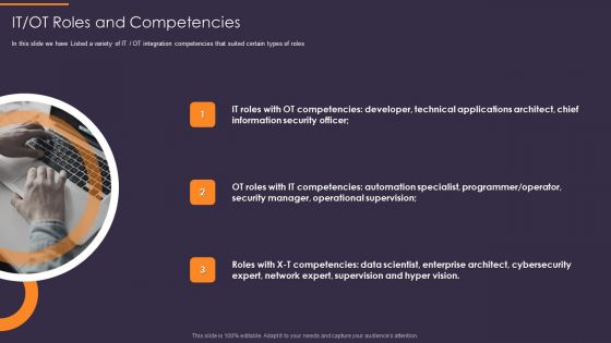 Convergence Strategy Information IT OT Roles And Competencies Ppt Guide PDF