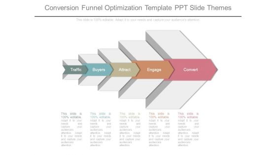 Conversion Funnel Optimization Template Ppt Slide Themes