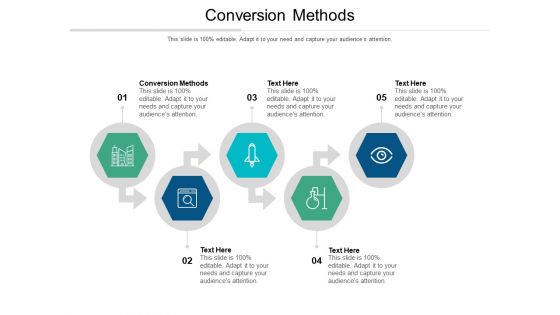 Conversion Methods Ppt PowerPoint Presentation Portfolio Slideshow Cpb