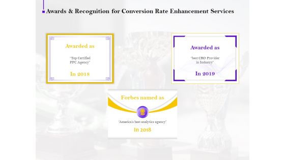 Conversion Rate Optimization Awards And Recognition For Conversion Rate Enhancement Services Structure PDF Conversion Rate Optimization Awards And Recognition For Conversion Rate Enhancement Services Structure PDF