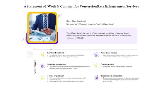 Conversion Rate Optimization Statement Of Work And Contract For Conversion Rate Enhancement Services Graphics PDF Conversion Rate Optimization Statement Of Work And Contract For Conversion Rate Enhancement Services Graphics PDF
